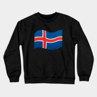 The flag of Iceland Crewneck Sweatshirt